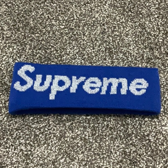 Supreme New Era Reflective Logo Headband FW16 (Fall Winter 2016) - Picture 1 of 7